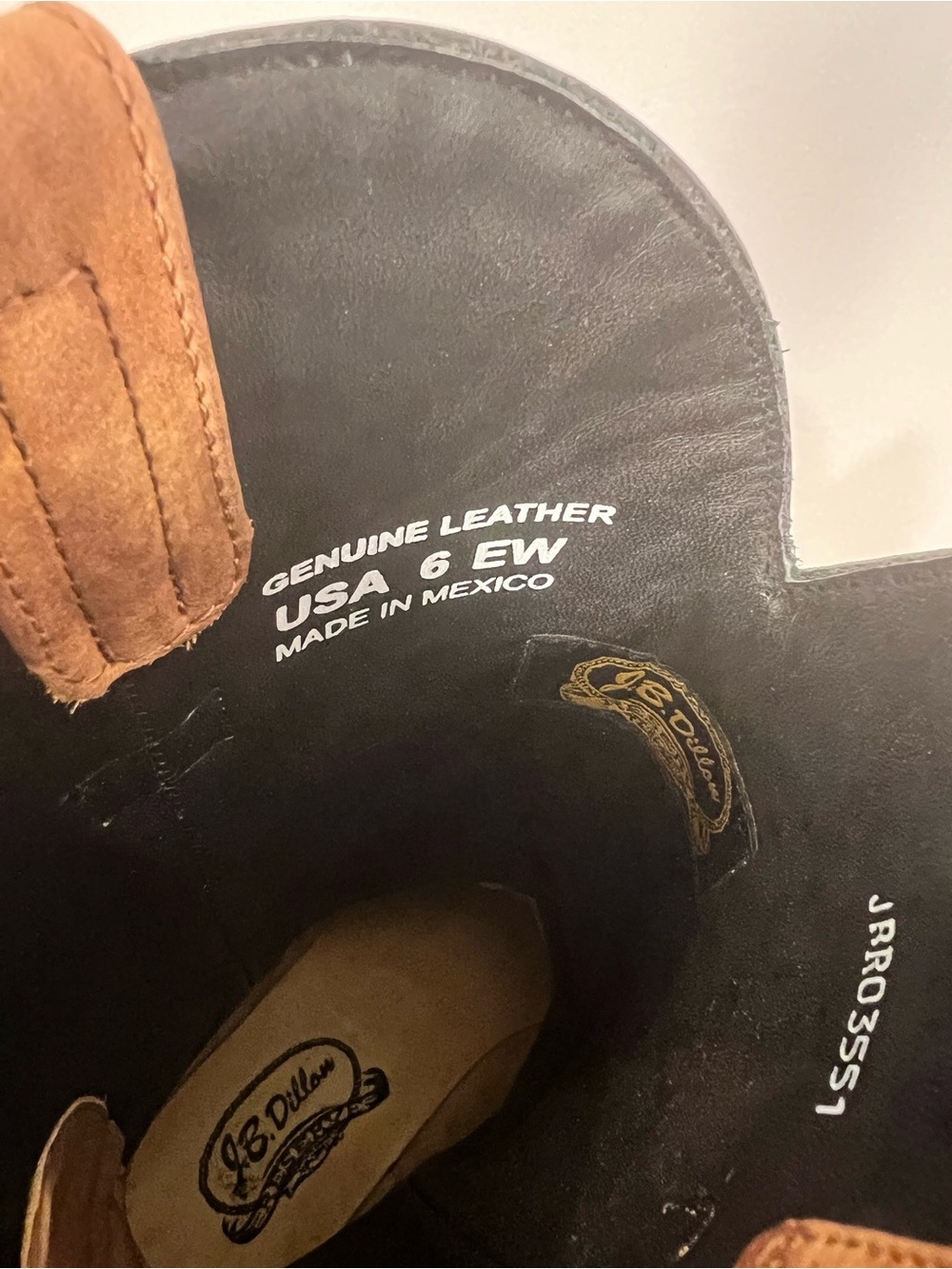 J.B. Dillon Brown Leather Western Cowboy Boots - Picture 7 of 16